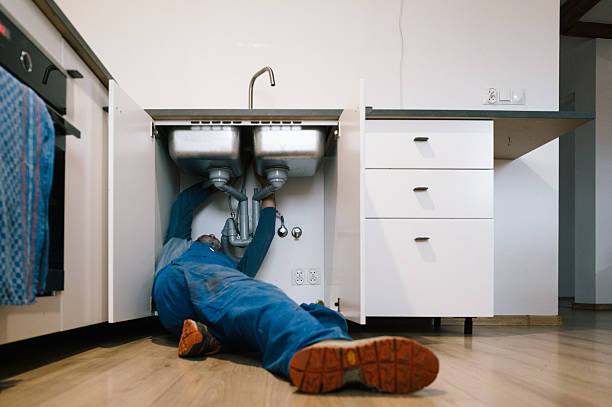 Professional Drain Cleaning technician working in Newbury, MA